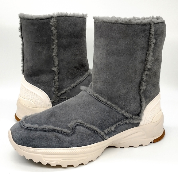 shearling lined winter boots